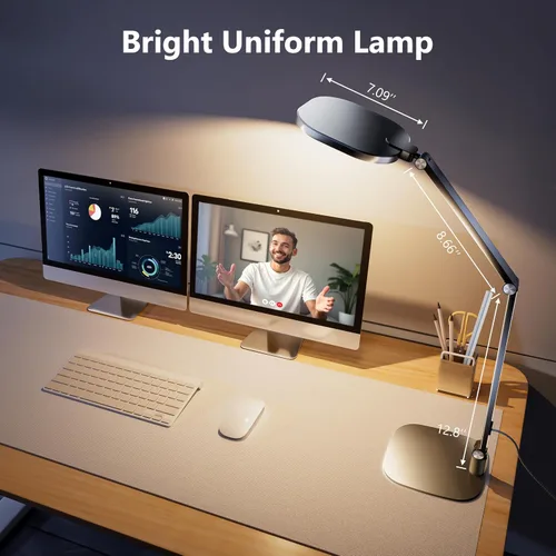 Miniatura 7 de Lámpara de escritorio LED LitONES para hogar/oficina, iluminación de 15W para computadora y zoom con CRI >95, función de memoria y temporizador