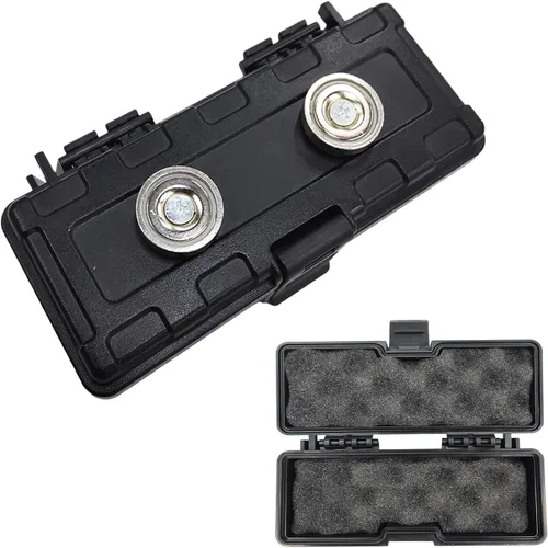 Porta llaves magnético debajo del coche, impermeable Ocultar llave magnética Porta llaves para coche, Ocultador de llave, Caja magnética de repuesto