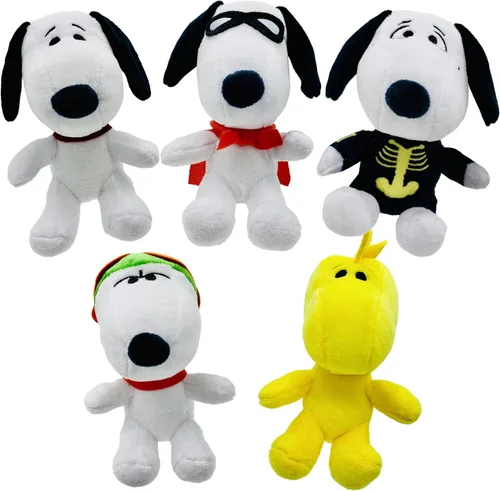 Miniatura 4 de JINX Disfraz de esqueleto Snoopy Mini juguete de peluche de 5 pulgadas, figura de peluche de The Snoopy Show Apple TV+ Series para fanáticos