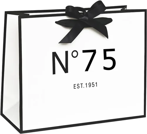 Miniatura 12 de ANFENG Bolsa vintage de regalo de recuerdo de 70 cumpleaños para mujeres, 1953 mamá, novedad de 70 años, bolsas de papel para fiestas, compras, idea