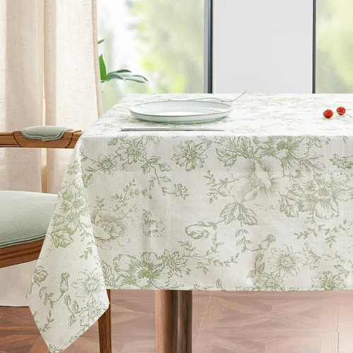 Miniatura 10 de jinchan Camino de mesa de lino floral para cocina, granja, 13 x 90 pulgadas, para isla de cocina, mesa de comedor, decoración interior y exterior, 1