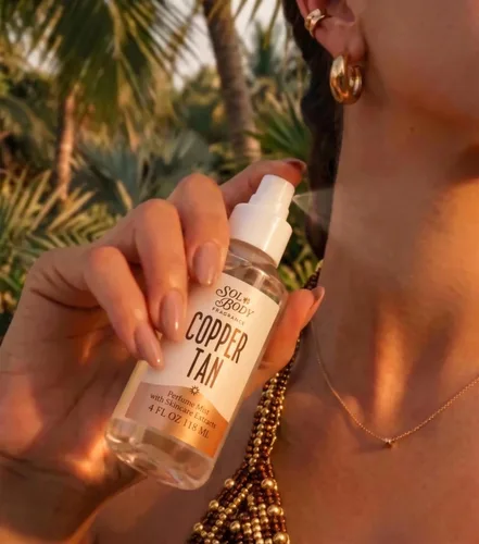 Miniatura 3 de Fragancia de bronceado de cobre para el cuerpo y el cabello, aroma sin preocupaciones de bronceado de verano y días en la playa, fragancia