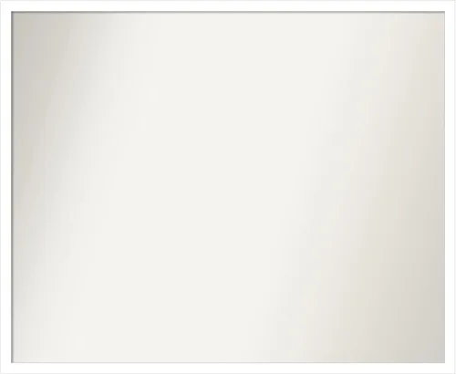 Miniatura 48 de Amanti Art Espejo de baño blanco para sobre el fregadero, 32 x 45 pulgadas, espejo de tocador rectangular blanco esbelto, marco de madera moderno