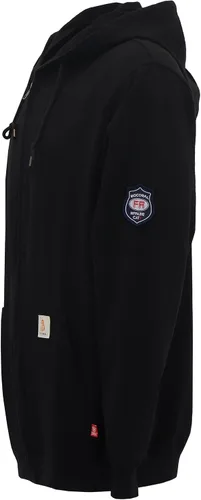 Miniatura 2 de BOCOMAL FR Sudaderas con capucha para verano con cremallera de 7.5 onzas de algodón ligero resistente al fuego (sin forro polar)