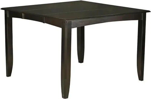 Miniatura 3 de East West Furniture FAIR9-CAP-LC - Juego de comedor de 9 piezas de altura de mostrador, incluye una mesa de cocina cuadrada con pedestal y 8 sillas