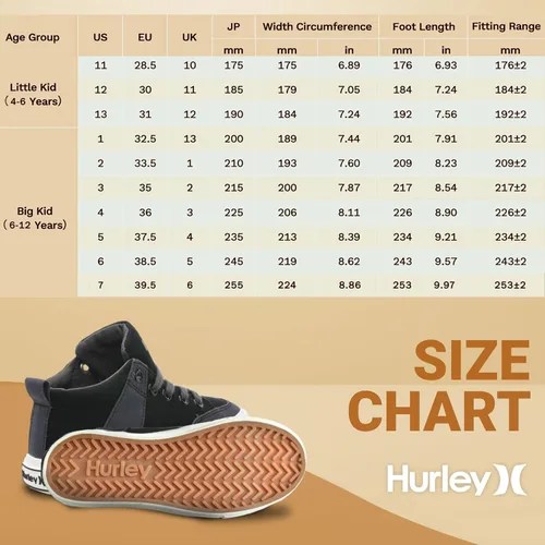 Miniatura 6 de Hurley Zapatos de skate unisex para niños