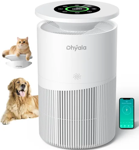 Purificador de aire para el hogar, habitación grande de hasta 3620 Pies², purificadores de aire H13 True HEPA para el hogar pelo de mascota caspa