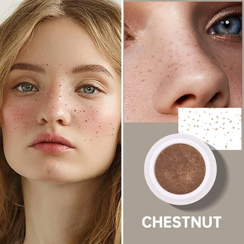 Miniatura 5 de Sello de pecas natural como pecas para maquillaje de pecas falsas, cojín impermeable de larga duración, secado rápido, obtén estrellas besadas por