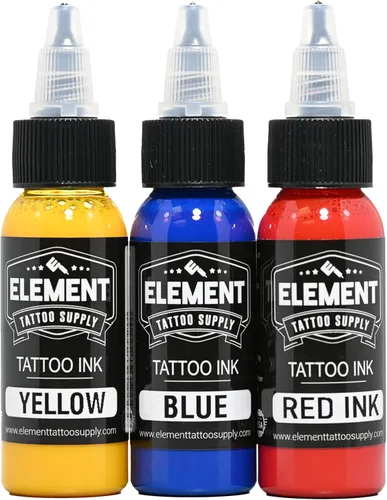 Miniatura 18 de Element Tattoo Supply - Tinta de tatuaje negra prémium - Tinta de tatuaje profesional y suministros para contorno, sombreado y mezcla - Tinta