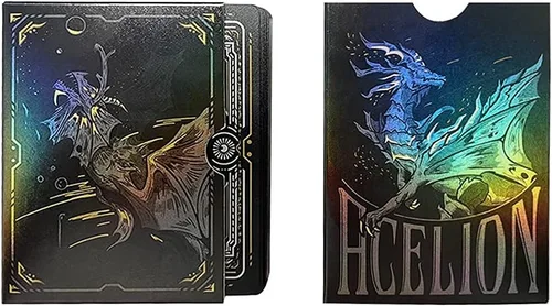 Miniatura 6 de ACELION Cartas de juego impermeables, cartas de plástico, baraja de cartas, tarjetas de póquer de regalo (negro)