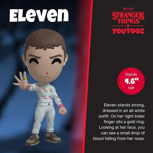 Miniatura 2 de Youtooz Eleven - Figura de vinilo de 4.6 pulgadas, coleccionable detallado de Eleven de Stranger Things por la colección Stranger Things