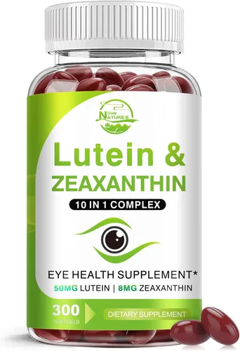 Miniatura 8 de Suplementos de luteína y zeaxantina, suplemento de vitaminas y minerales para los ojos, multivitamínico para la visión y salud ocular con omega-3