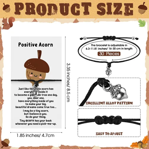 Miniatura 2 de Sasylvia Bonito regalo de agradecimiento para empleados, pulsera inspiradora a granel, pulsera positiva, tarjeta motivacional, regalo para Navidad