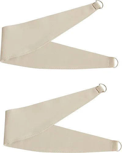Miniatura 8 de Bujasso Cortinas 80% Opacas Beige con Superposición de Gasa Mezcla y Combinación Paneles de Ventana con Aislamiento Térmico de Doble Capa de 63