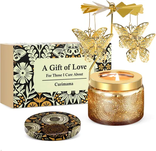Miniatura 10 de Velas de libélula, regalos para mujeres, regalo divertido para ella, regalos de cumpleaños únicos para hermana con caja de regalo, vela perfumada