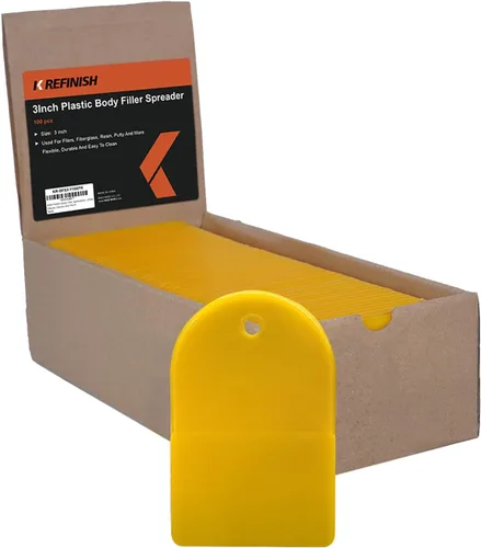 Miniatura 12 de KREFINISH Tabla de Mezcla de Masilla Corporal Hojas de Papel Desechable para Tabla de Mezcla, Almohadilla de Mezcla Superior para Mezcla de Masilla