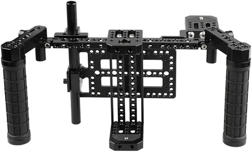 CAMVATE Jaula para monitor de director con placa multifunción para jaula de monitor de director de 5" y 7"