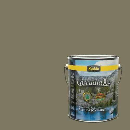Miniatura 65 de Rodda Paint CASCADIA XL Pintura e imprimación satinada exterior en uno, cuarto de galón, reina africana