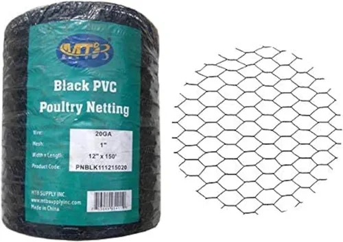 Miniatura 6 de MTB/Malla hexagonal de PVC para aves de corral, malla de 1 pulgada de abertura de calibre 20 - de 12/18/24/36/48 pulgadas de ancho por 25/50/150