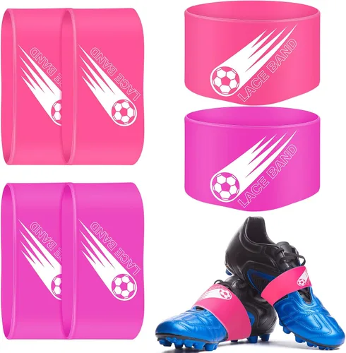 Miniatura 18 de Patelai 4 piezas de cubierta de cordón para tacos de fútbol, banda de zapato de fútbol, cubierta de zapato de fútbol, bandas de taco de fútbol