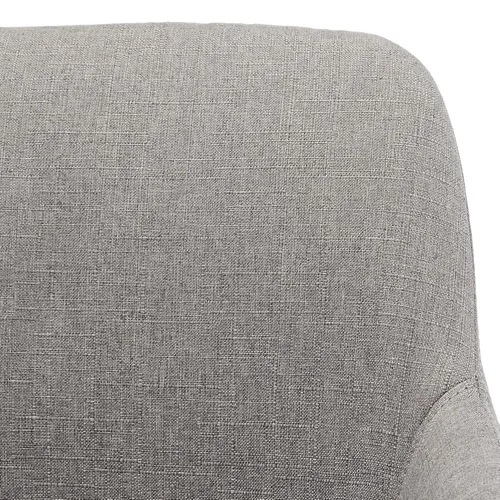 Miniatura 4 de Amazon Basics Silla de oficina moderna para el hogar con ruedas de rodamiento suave, altura ajustable, giro de 360 grados, gris claro