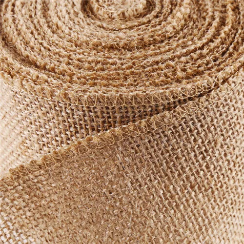 Miniatura 3 de DECORA 10 yardas de cinta de arpillera natural con lazo para moño, 2 pulgadas de ancho