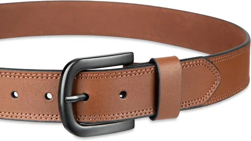 Miniatura 3 de Dickies cinturón de cuero auténtico para hombre estilo casual duradero, tallas regulares y grandes y altas