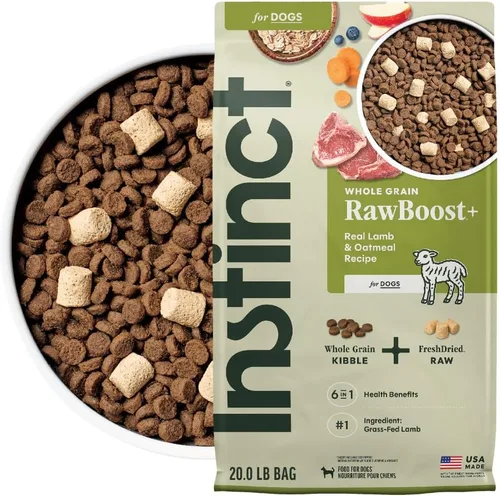Miniatura 13 de Instinct Raw Boost, alimento seco natural para perros con trozos liofilizados, receta de grano entero con alto contenido de proteínas, carne de res