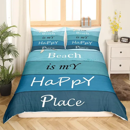 Miniatura 48 de Lake House - Juego de funda de edredón tamaño individual, estilo rústico de granja vieja para niños, adolescentes y adultos, decoración