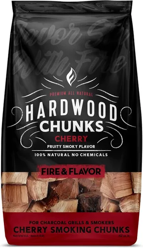 Miniatura 15 de Fire & Flavor Trozos de Madera de Manzana para Ahumar y Asar a la Parrilla - Totalmente Naturales, de Larga Duración con un Sabor Ligeramente Dulce