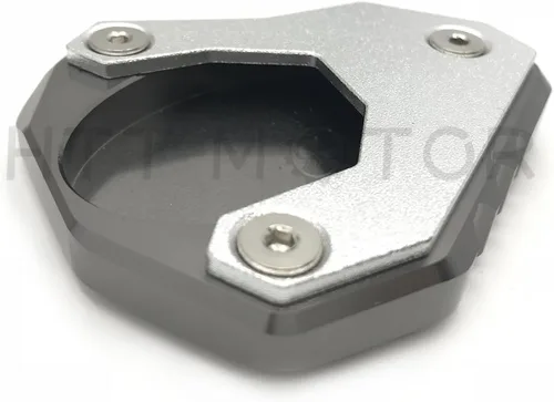 Miniatura 7 de Almohadilla de extensión de soporte lateral CNC compatible con Kawasaki Versys 650 2015-2017 2018 gris [B07FFCCDGC]