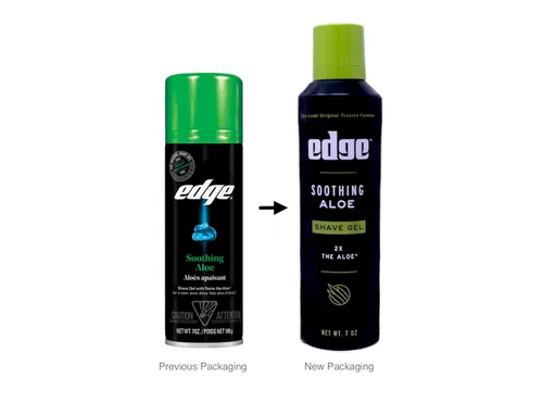 Miniatura 4 de Gel de afeitado calmante Aloe Gel de afeitado para hombre de Edge, 7 onzas (paquete de 6)