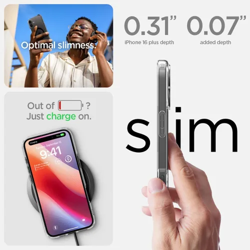 Miniatura 318 de Spigen Funda para iPhone 13 Mini, ultra híbrida MagFit [antiamarilleo] [compatible con Magsafe] - Transparente