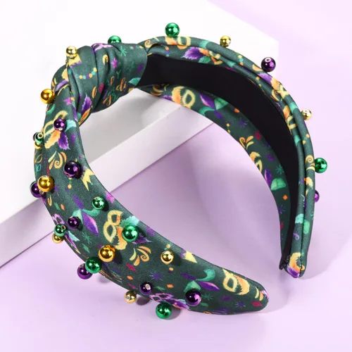 Miniatura 8 de Diadema con cuentas de poni, diadema de Raninbow, cinco de mayo, cinco de mayo, disfraz de fiesta, accesorio para el cabello, con cuentas de arco