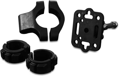 Kuryakyn 1671 Soporte de accesorios para manillar premium, ajuste universal para motocicletas con barras de 7/8 pulgadas, 1 pulgada, 1-1/4 pulgadas