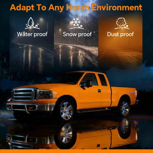 Miniatura 2 de G-PLUS - Conjunto de faros delanteros, Compatible con Ford F250 F350 Super Duty 2005-2007, Faros delanteros de parachoques, lente esmerilada