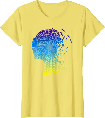 Miniatura 14 de Camiseta con diseño de auriculares de realidad virtual de VR Fans, Negro, S