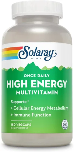 Miniatura 7 de SOLARAY Once Daily Woman Multivitamínico con hierro, energía celular, digestión, apoyo de glóbulos rojos, multivitamínico para mujeres con vitamina