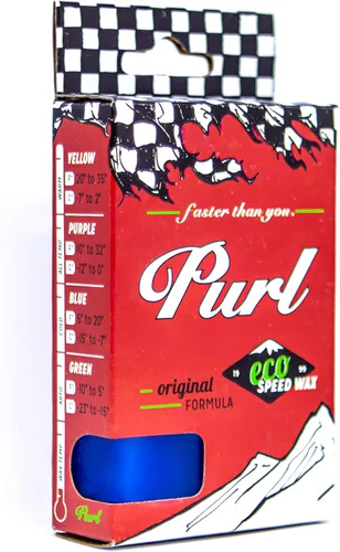 Miniatura 18 de PURL - Cera de esquí y snowboard - No tóxica - Biodegradable - Sin fluoros Grafito/Negro - Antiestático - 1 lb (454 g)