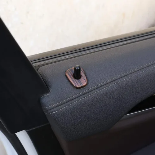 Miniatura 4 de 4 unids ABS plástico para BMW X3 X4 G01 G02 2018-2020 puerta cerradura cubierta Trim Accesorios