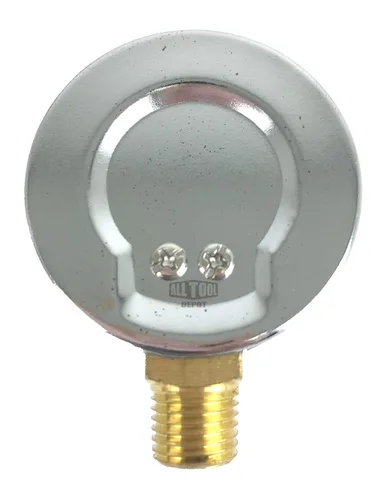Miniatura 2 de Manómetro de presión de aire de 2" Montaje lateral inferior 1/4" NPT 2" Dial - 0 a 200 PSI