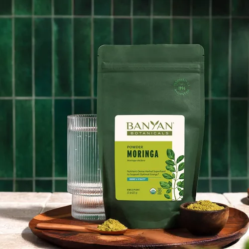 Miniatura 7 de Banyan Botanicals Moringa en polvo orgánico – Moringa Oleifera – Superalimento en polvo y fuente natural de vitaminas y minerales* – 1/2 lb – Vegano