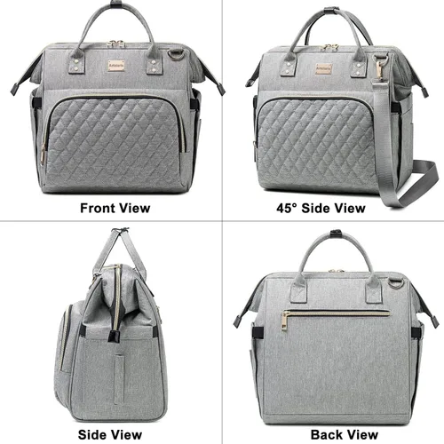 Miniatura 7 de Artelaris Bolsa de almuerzo aislada para mujeres y hombres, lonchera grande reutilizable, bolsas tipo tote refrigeradoras a prueba de fugas