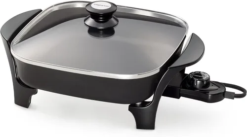 Miniatura 2 de Presto 06626 Sartén eléctrica de 11 pulgadas con tapa de vidrio