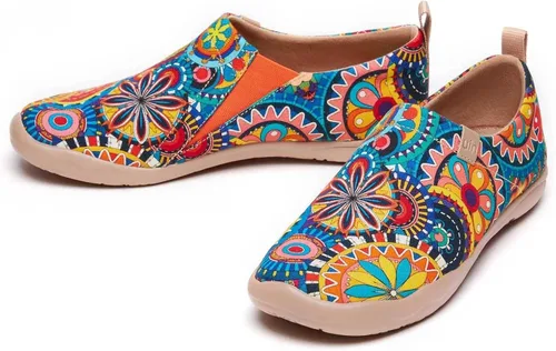Miniatura 8 de UIN - Zapatos de viaje de lona pintada para mujer