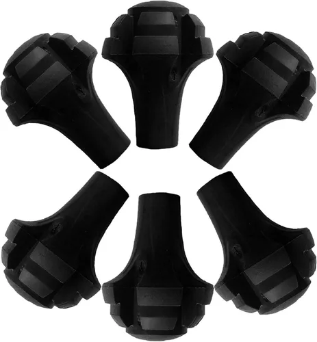 Miniatura 10 de Puntas de bastones de trekking, protectores de goma para senderismo, accesorios de repuesto, para la mayoría de los bastones de senderismo
