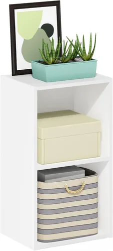 Miniatura 59 de Furinno - Estantería abierta reversible de 5 cubos, color blanco y rosado, 11069WH/PI Blanco/Rosa