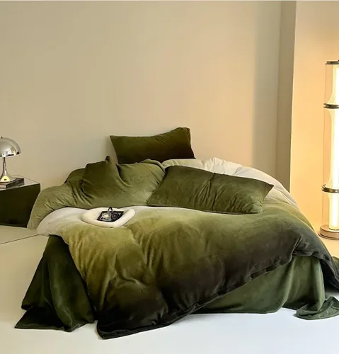 Miniatura 11 de Houseri Juego de funda de edredón de tamaño individual a cuadros azul claro y blanco para niños, juego de cama azul bebé para niños y niñas, juego