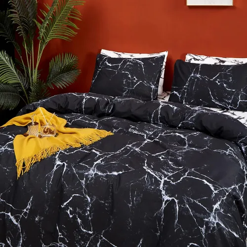 Miniatura 292 de CLOTHKNOW - Juego de edredón verde militar tamaño completo de 3 piezas, juego de ropa de cama verde oscuro, edredón suave con 2 fundas de almohada