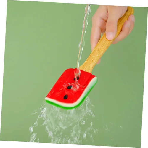 Miniatura 5 de SHOWERORO Raspador de cocina para tartas, espátula de raspador de mantequilla, espátula de cocina, espátula de silicona para tartas, espátula